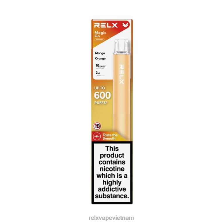 022TP38 RELX MagicGo ga600 xoài cam RELX vape Vietnam
