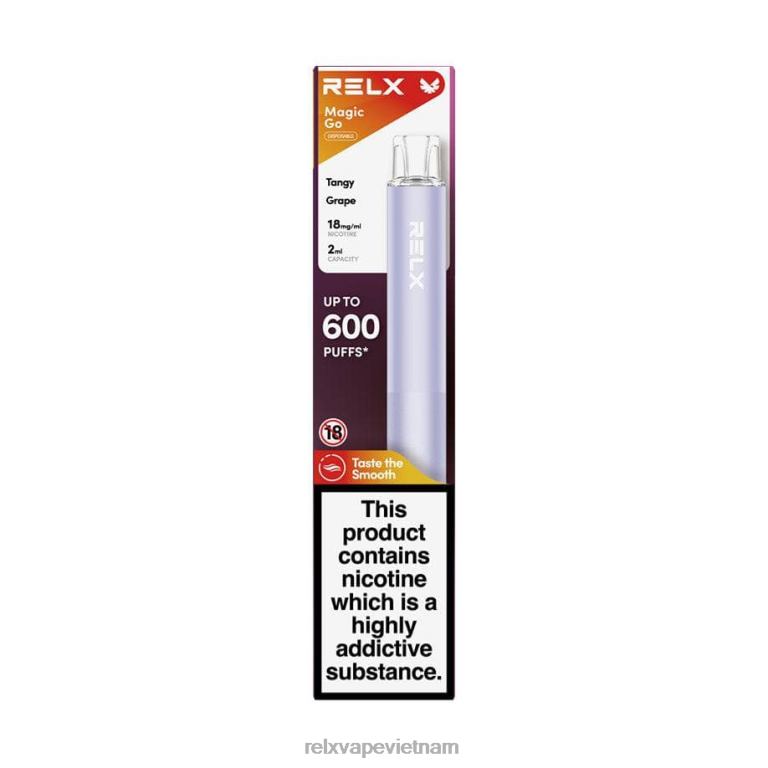 022TP42 RELX MagicGo ga600 nho thơm RELX vape disposable