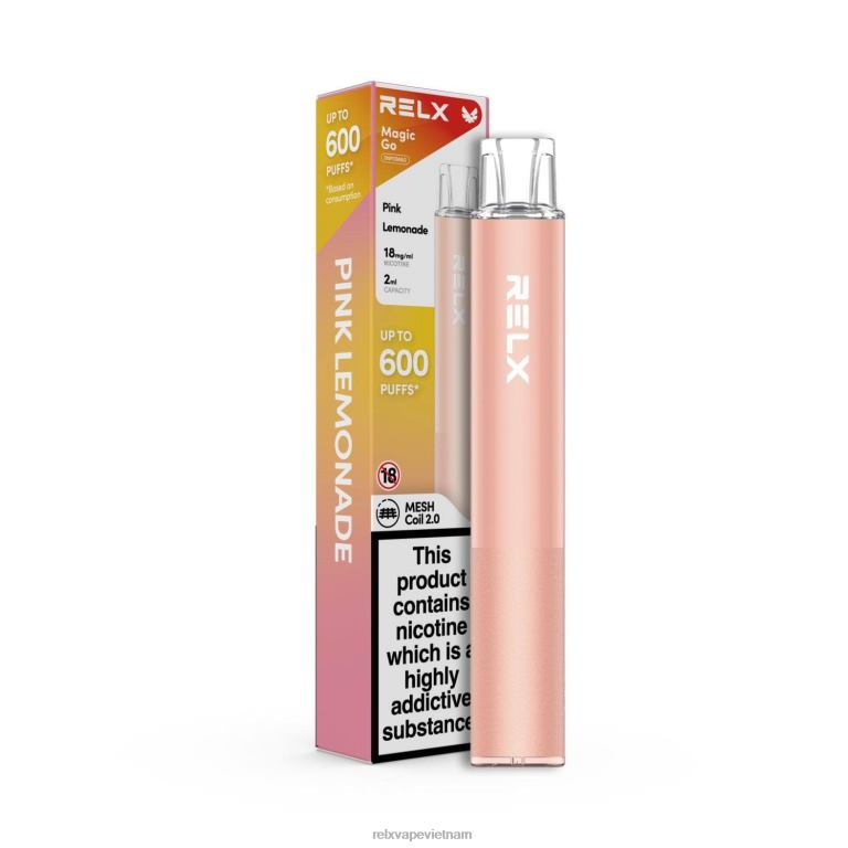 022TP44 RELX MagicGo ga600 nước chanh hồng vape RELX giá