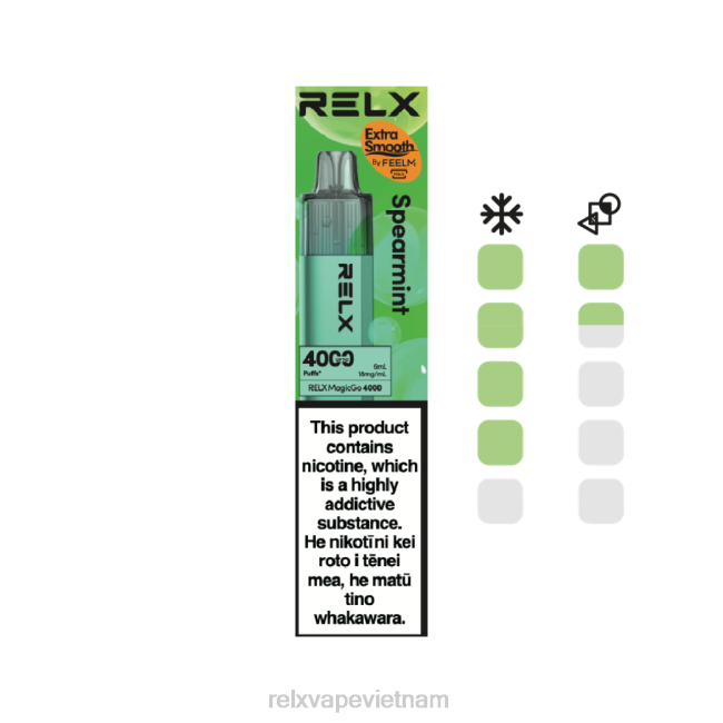 RELX Vape Vietnam - RELX MagicGo 4000 vape dùng một lần cây bạc hà J8H863