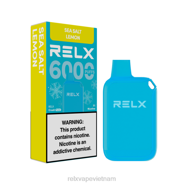 RELX Vape Vietnam - RELX Crush Pocket 6000 băng giá chanh muối biển J8H8611