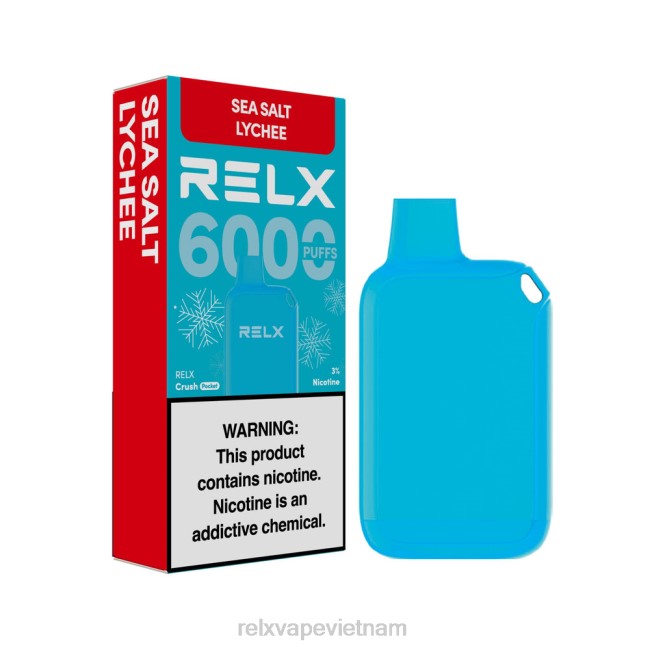 RELX Vietnam Price - RELX Crush Pocket 6000 băng giá vải thiều muối biển J8H8614